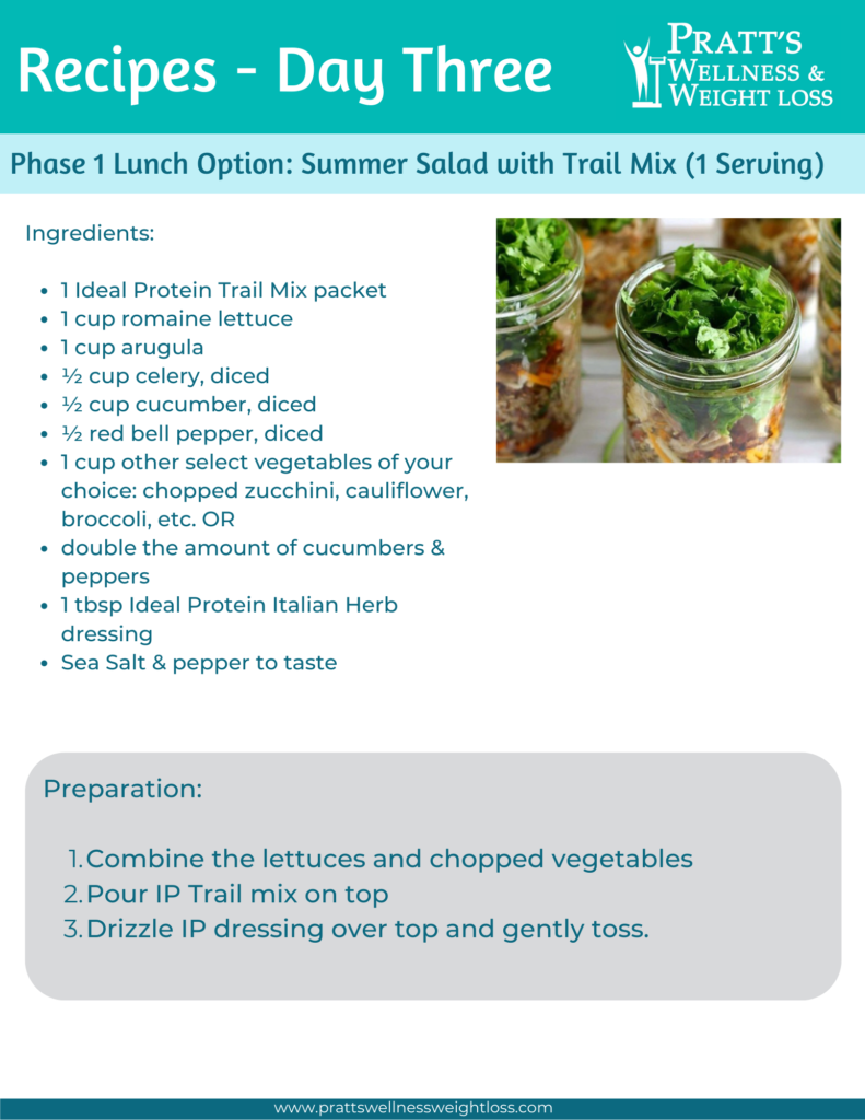 Summer Salad with Trail Mix